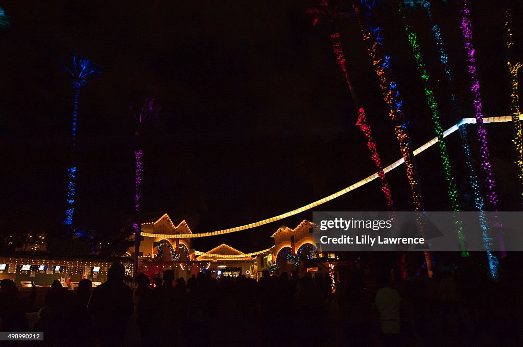 L.A. Zoo Lights Opening Night