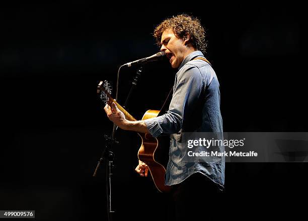 Vance Joy performs at ANZ Stadium on November 28, 2015 in Sydney, Australia.