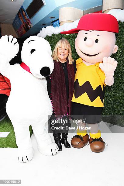 Linda Robson attends the UK Gala Screening of "Snoopy and Charlie Brown: A Peanuts Movie" at Vue West End on November 28, 2015 in London, England.