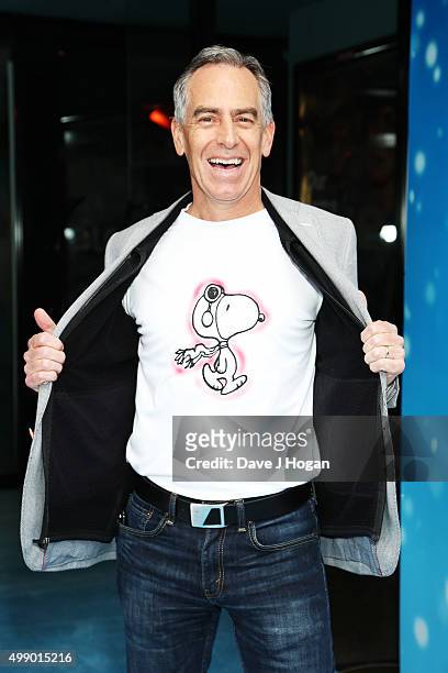Director Steve Martino attends the UK Gala Screening of "Snoopy and Charlie Brown: A Peanuts Movie" at Vue West End on November 28, 2015 in London,...