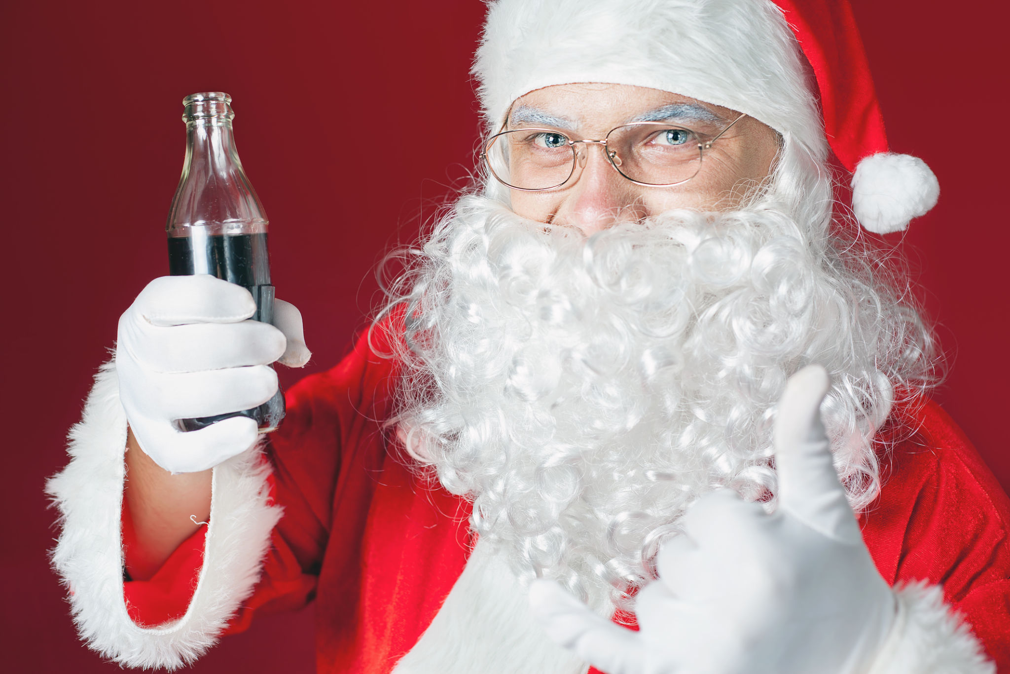 coca cola santa