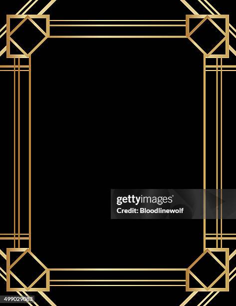 stockillustraties, clipart, cartoons en iconen met art deco background - gatsby image