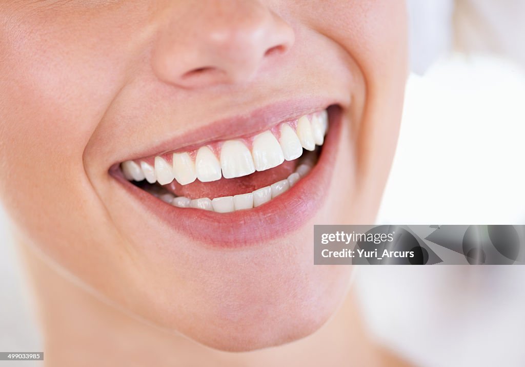 Brilliant display of pearly whites