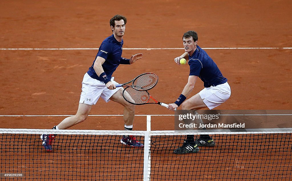 Belgium v Great Britain: Davis Cup Final 2015 - Day Two