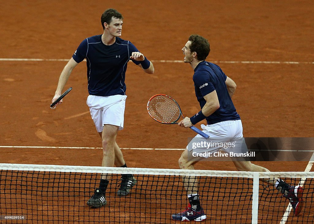 Belgium v Great Britain: Davis Cup Final 2015 - Day Two