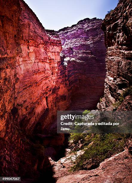ravine - provincia-di-salta foto e immagini stock