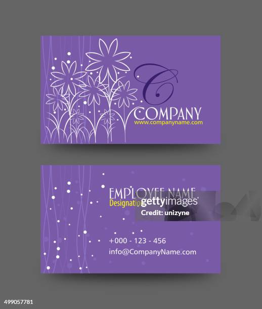 business card design - business card design stock illustrations