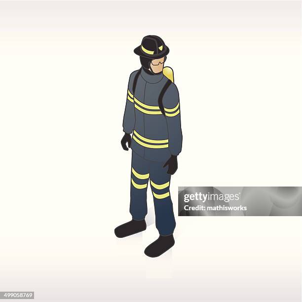 firefighter illustration - fire firefighter stock illustrations