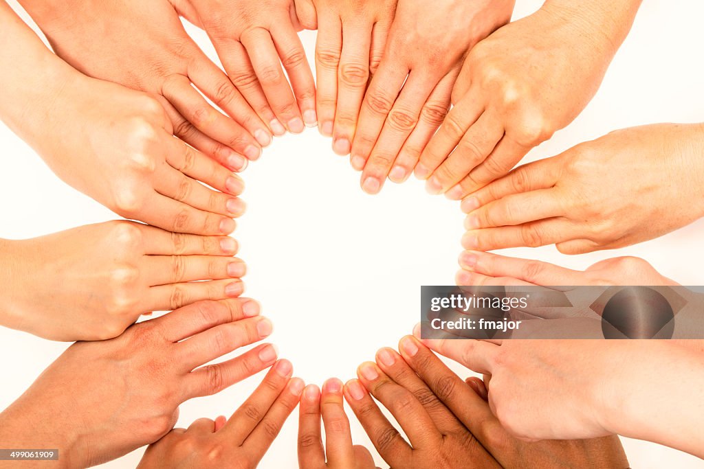Heart Shape with human fingers