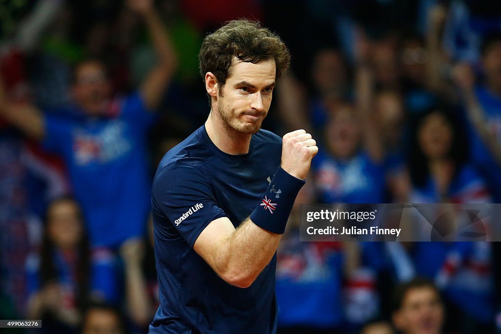 Belgium v Great Britain: Davis Cup Final 2015 - Day Two