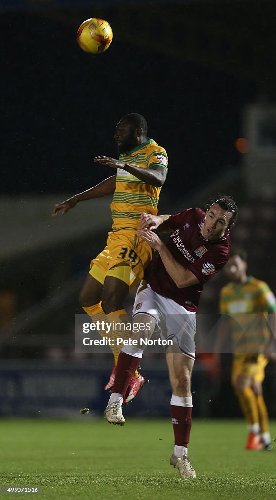 Northampton Town v Yeovil Town - Sky Bet League Two