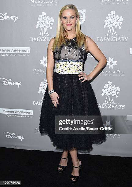 Actress Reese Witherspoon attends the 2015 Baby2Baby Gala at 3LABS on November 14, 2015 in Culver City, California.