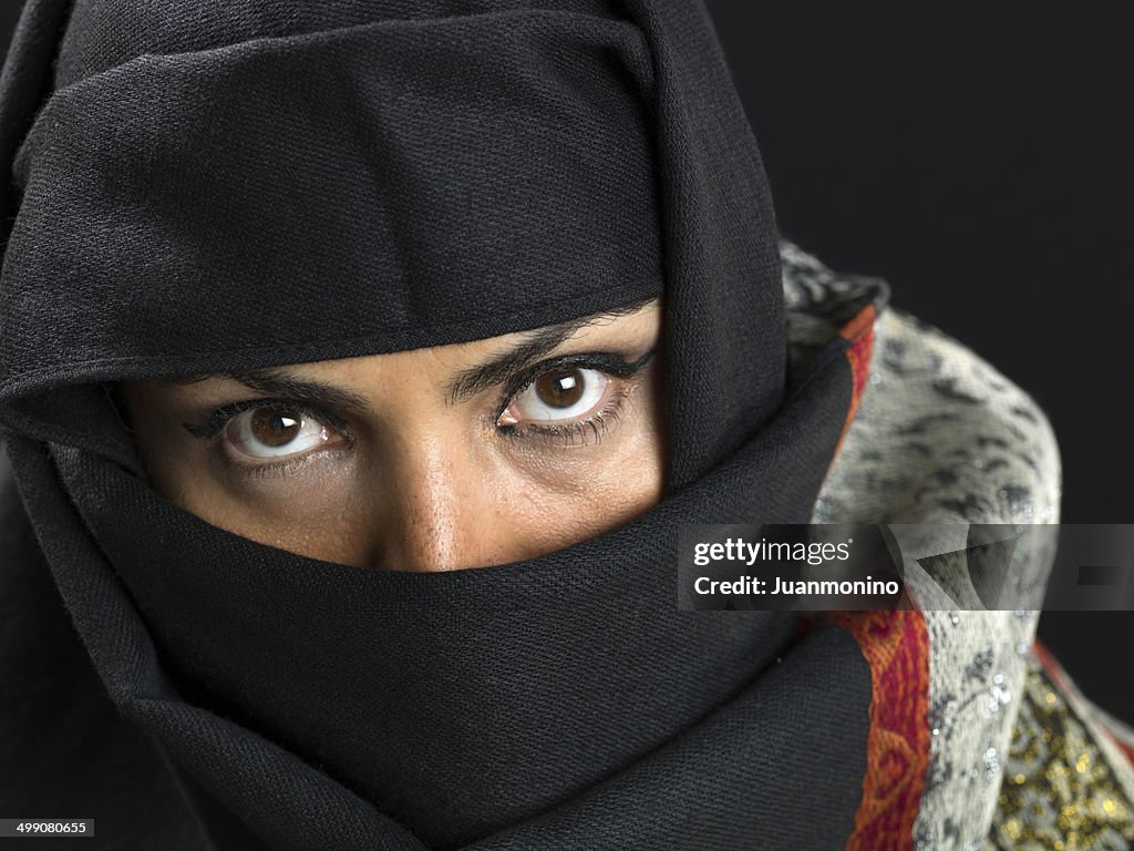 Middle eastern woman at her forties