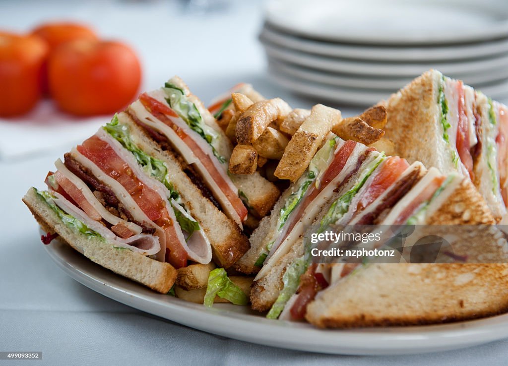 Delicious club sandwich (Click for more)