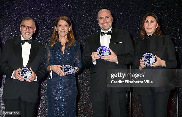 Eleonora Pratelli attends The Children For Peace Gala on November 28, 2015 at Spazio Novecento in Rome, Italy.