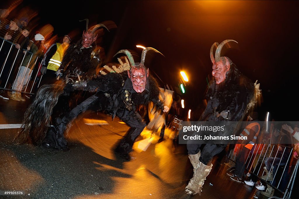 Salzburg Holds Nighttime Krampus Parade