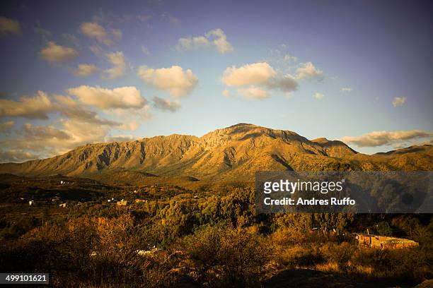 uritorco, capilla del monte, argentina - cordoba argentina stock pictures, royalty-free photos & images
