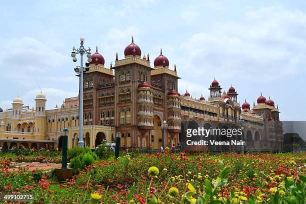 magnificent mysore palace - maharaja palace stock pictures, royalty-free photos & images