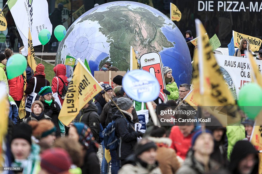 Global Climate March In Berlin