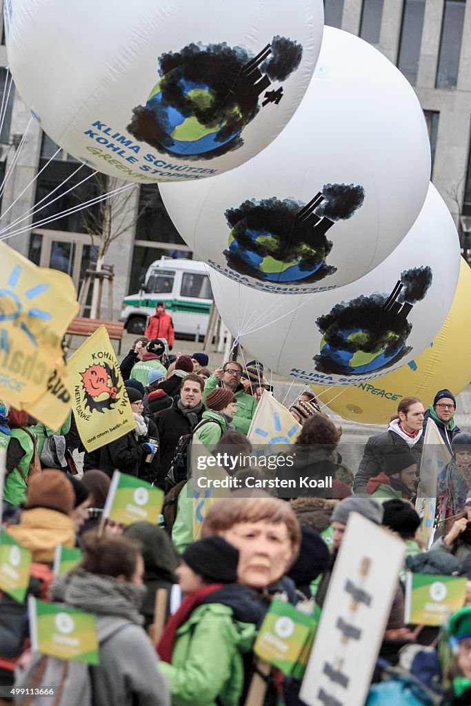 Global Climate March In Berlin