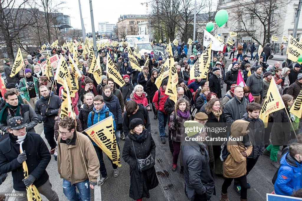 Global Climate March In Berlin