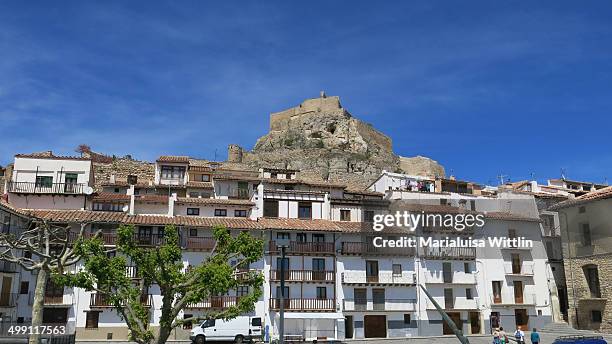 morella - castellón fotografías e imágenes de stock