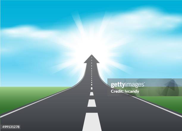 rise up road - number 2 stock illustrations