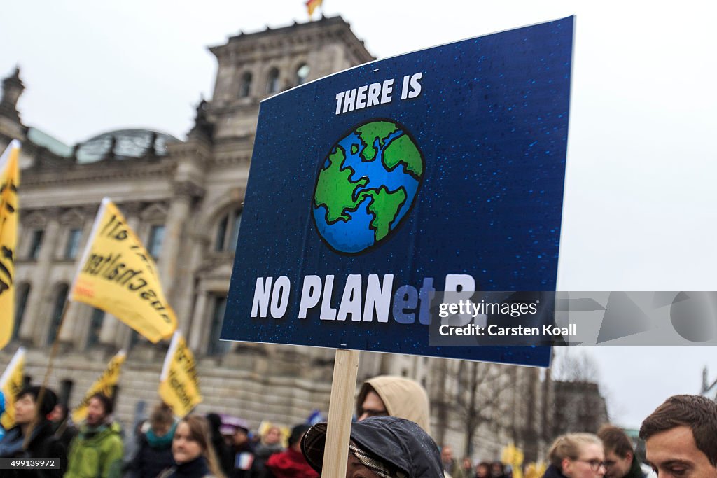 Global Climate March In Berlin