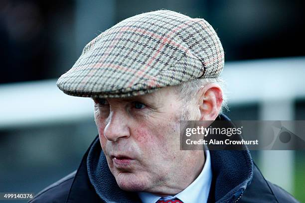 Frank Berry poses at Fairyhouse racecourse on November 29, 2015 in Ratoath, Ireland.