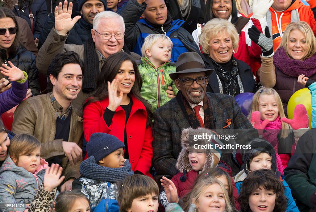 Al Roker, Golden Globe winner America Ferrera and Guests...