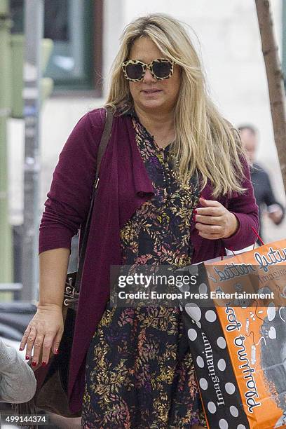 Isabel Sartorius is seen on October 29, 2015 in Madrid, Spain.