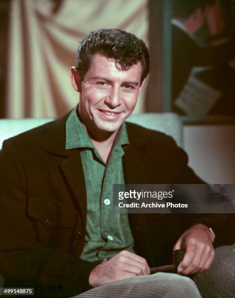 American singer Eddie Fisher , circa 1960.