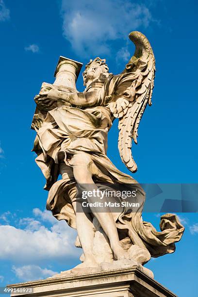Statue On Santangelo Bridge High-Res Stock Photo