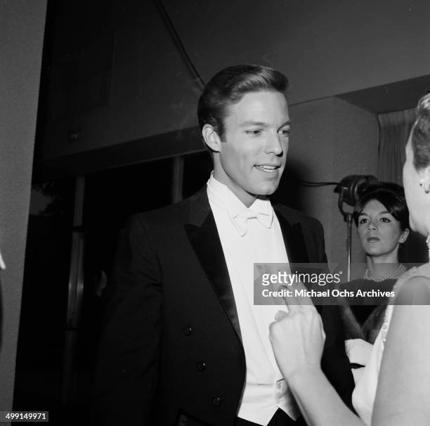 Actor Richard Chamberlain attends the Golden Globes in Los Angeles, California.