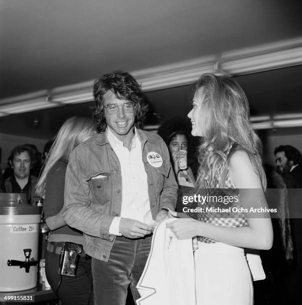 Actor Warren Beatty attends a party in Los Angeles, California.