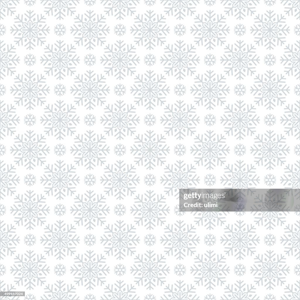 Snowflakes Seamless Pattern High-Res Vector Graphic - Getty Images