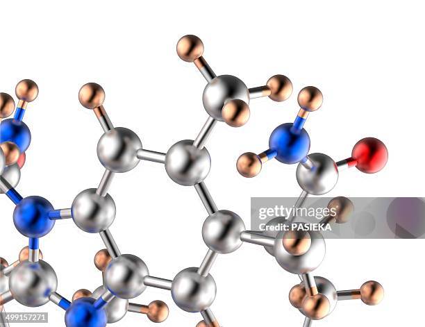 molecule, artwork - different sizes stock illustrations