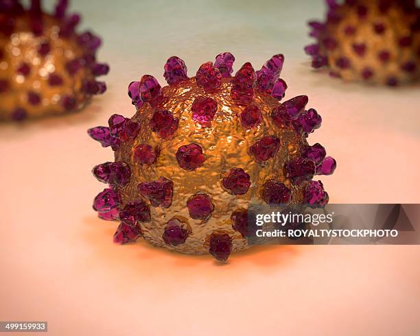 avian flu virus, artwork - avian flu virus stock illustrations