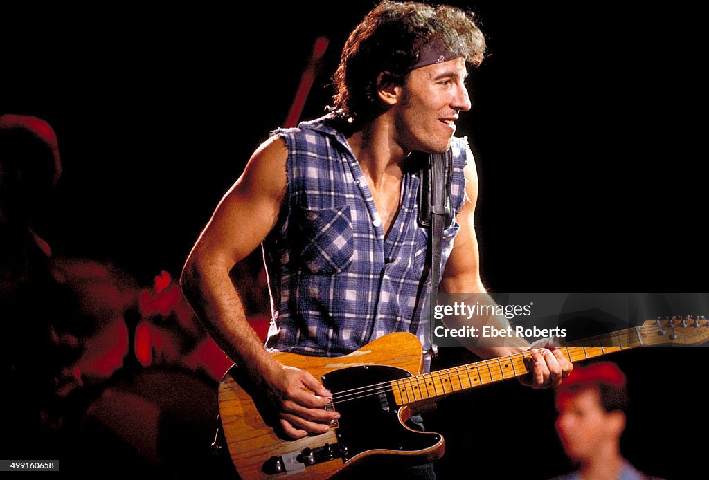 Bruce Springsteen Canadian Bruce Springsteen performing at the CNE Stadium in Toronto, Canada on ...