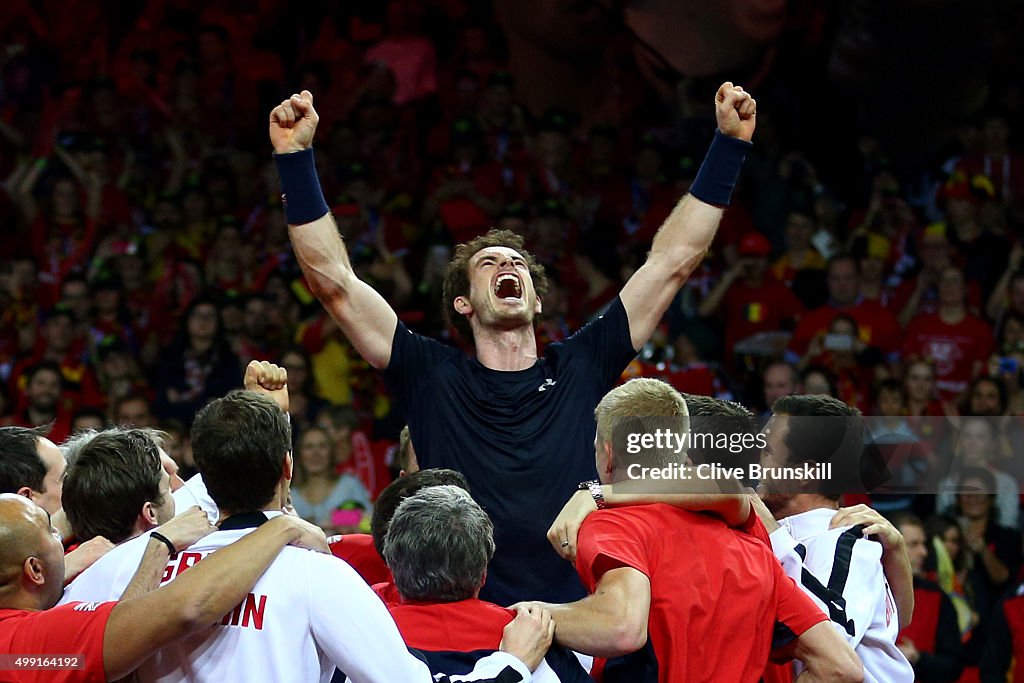 Belgium v Great Britain: Davis Cup Final 2015 - Day Three