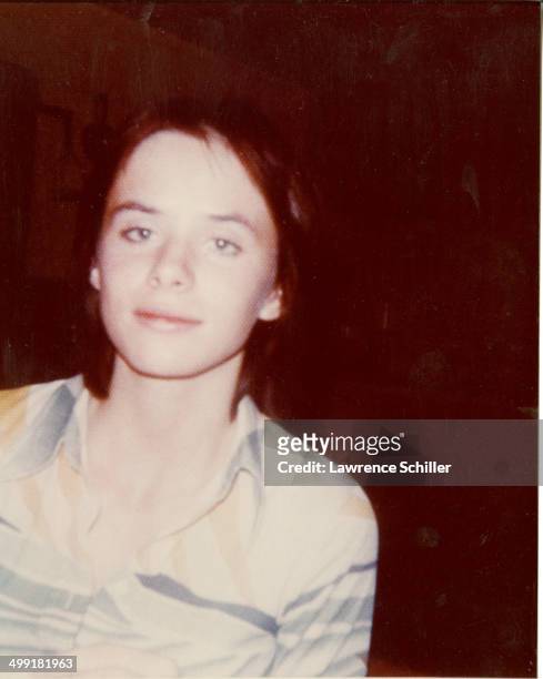 Portrait of Nicole Baker, mid to late 1970s. Baker had a relationship Gary Gilmore, who was eventually convicted and later executed.