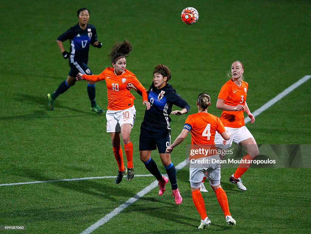 Netherlands Women v Japan Women - International Friendly