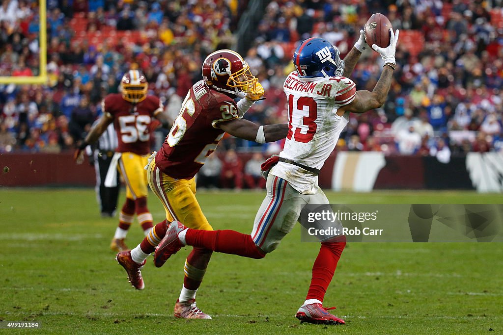 New York Giants v Washington Redskins