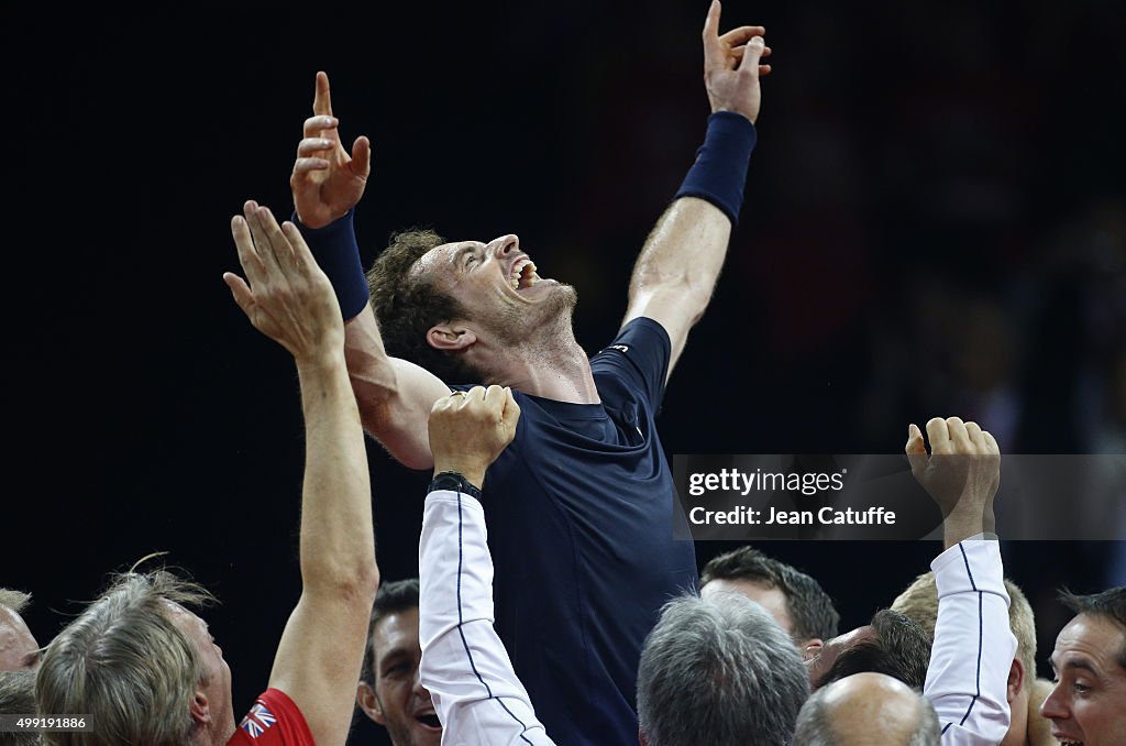 Belgium v Great Britain: Davis Cup Final 2015 - Day Three