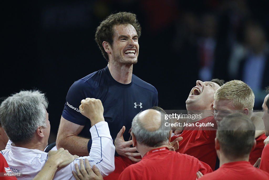 Belgium v Great Britain: Davis Cup Final 2015 - Day Three