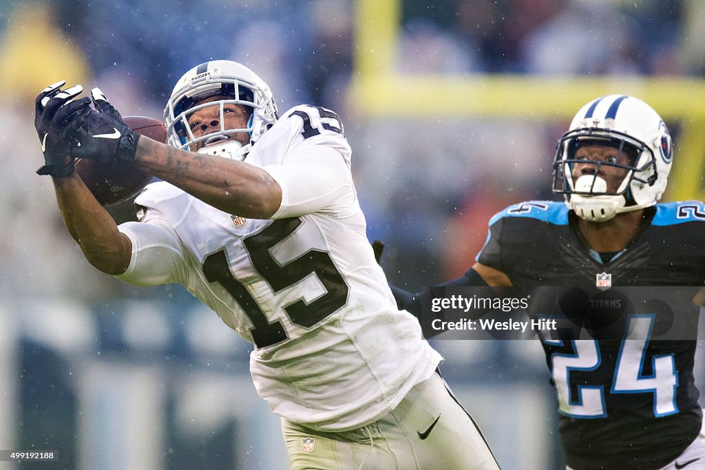 Oakland Raiders v Tennessee Titans