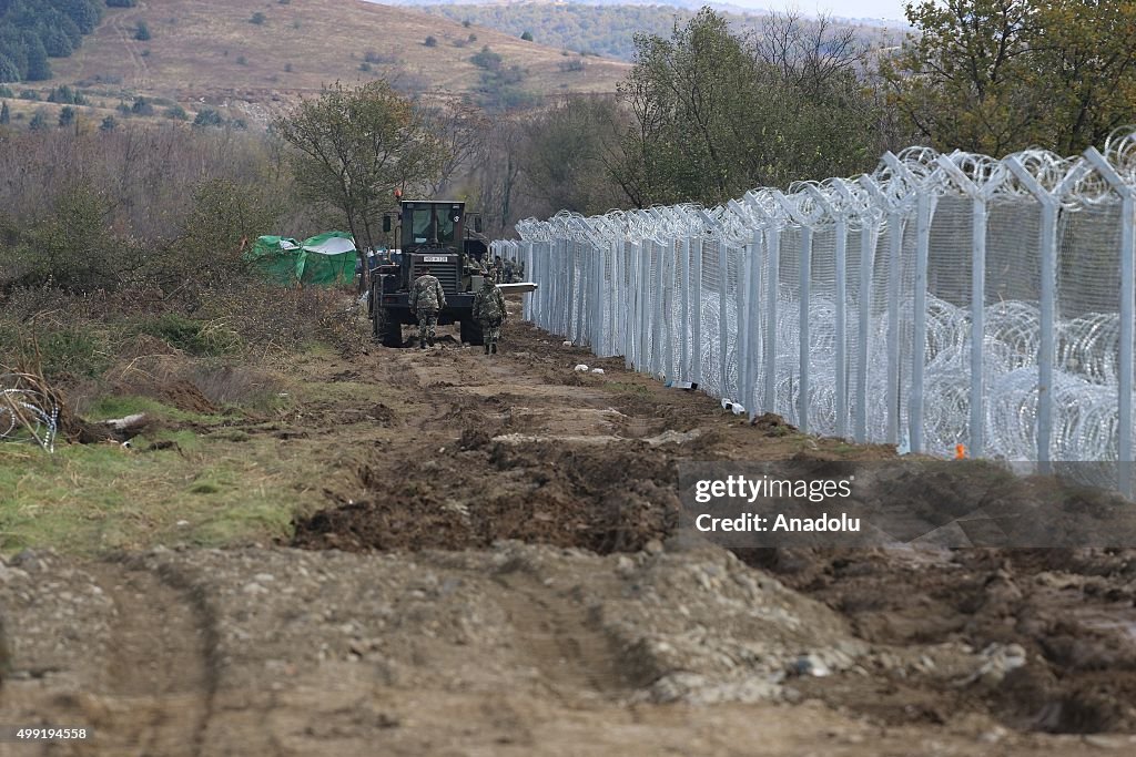 Refugees at Greek - Macedonian border