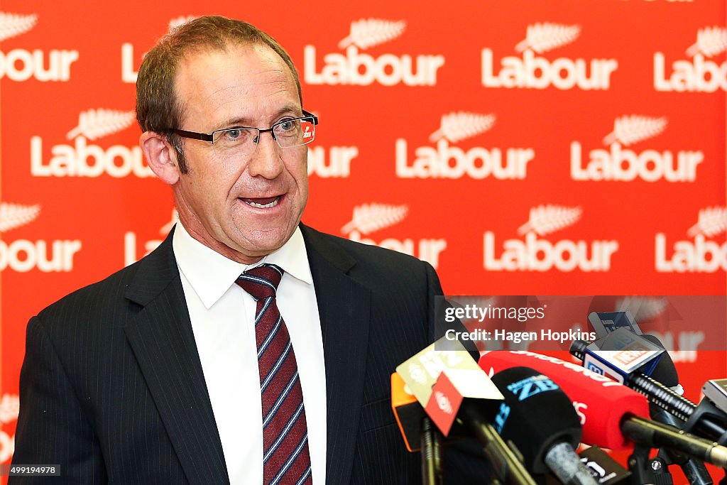 Labour Leader Andrew Little Announces New Party Line Up