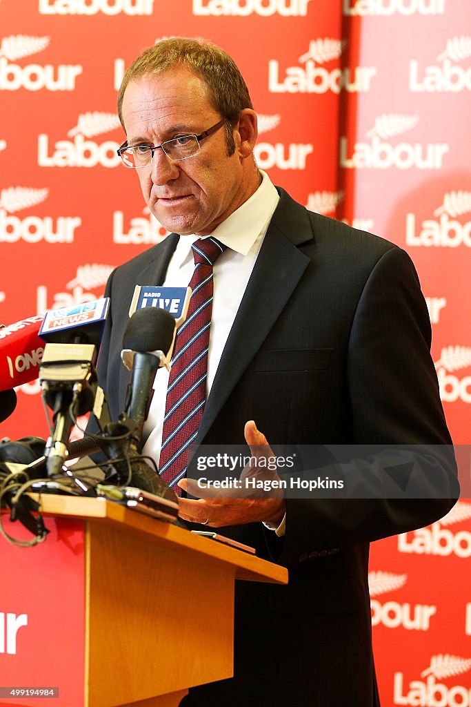 Labour Leader Andrew Little Announces New Party Line Up