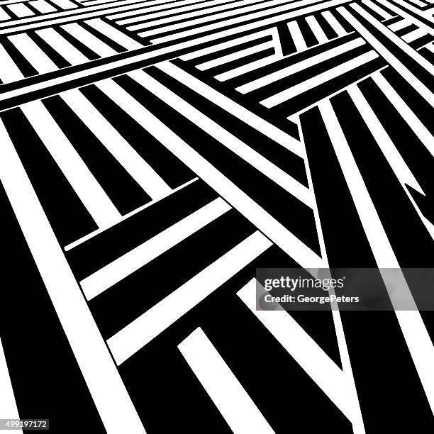 striped halftone pattern with perspective, suggesting cyberspace - cyberspace stock illustrations